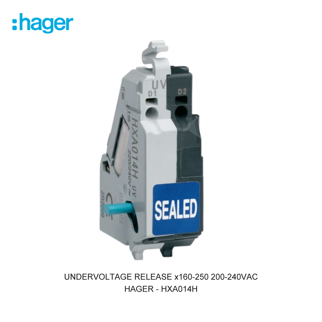 UNDERVOLTAGE RELEASE x160-250 200-240VAC