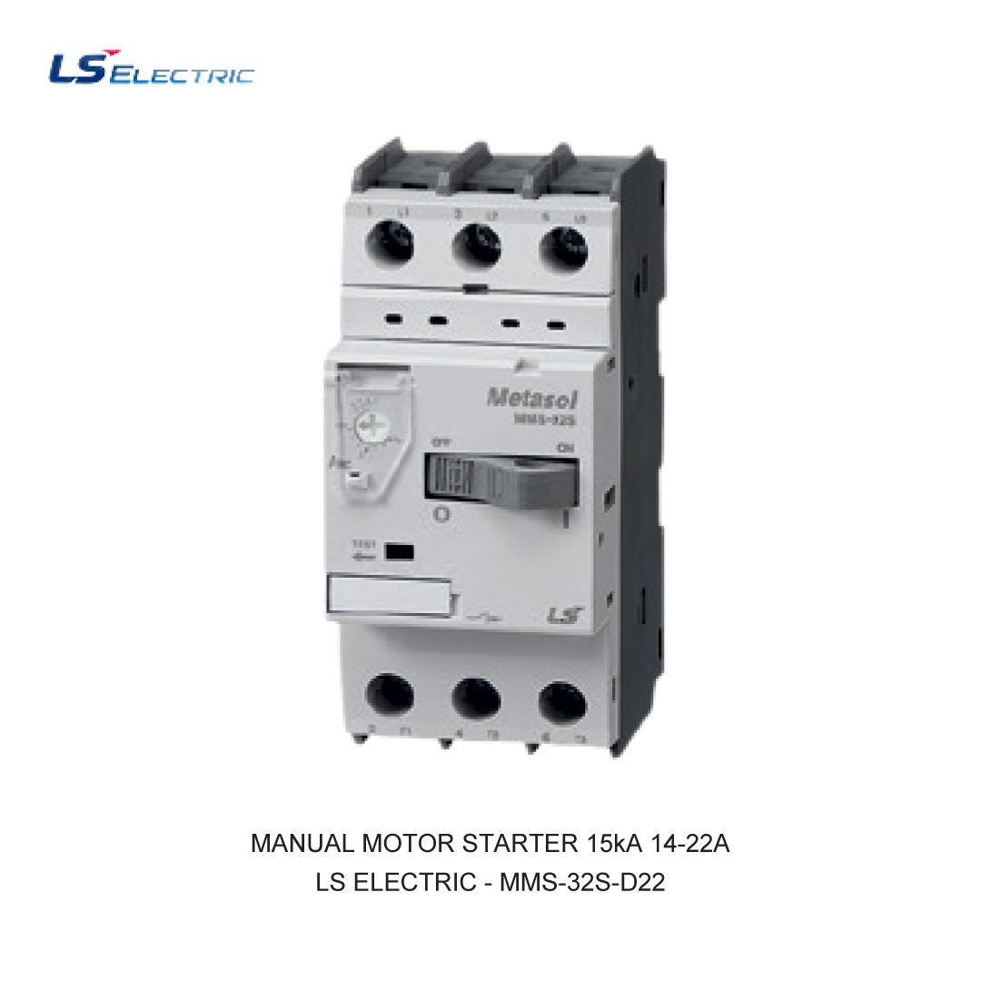 MANUAL MOTOR STARTER 15kA 14-22A