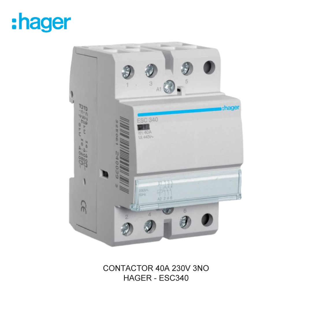 CONTACTOR 40A 230V 3NO