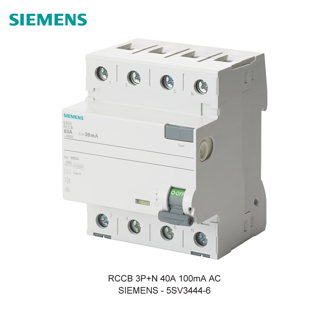 RCCB 3P+N 40A 100mA AC