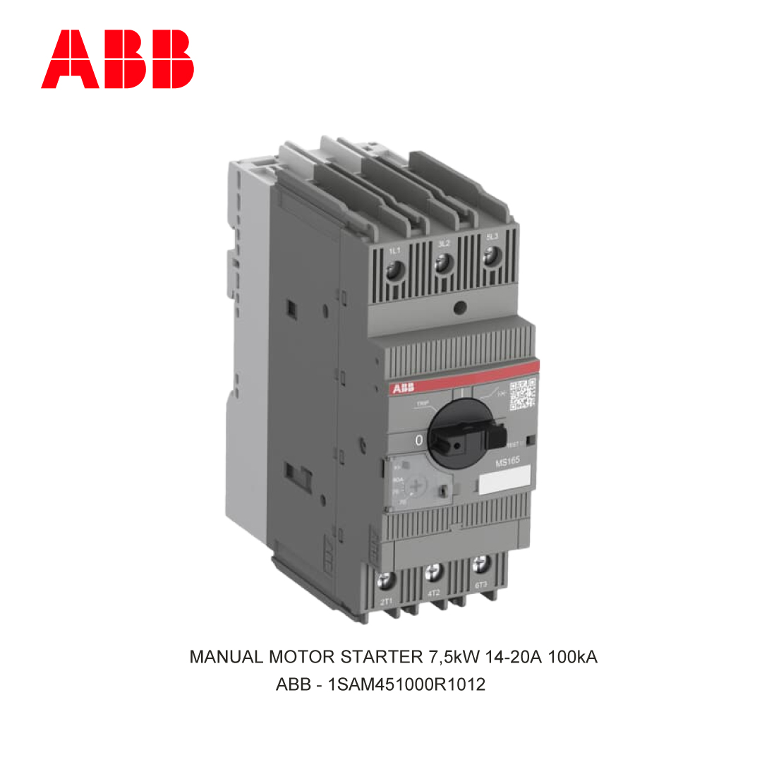 MANUAL MOTOR STARTER 7,5kW 14-20A 100kA