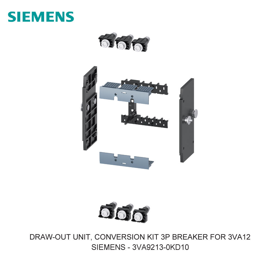 DRAW-OUT UNIT, CONVERSION KIT 3P BREAKER FOR 3VA12