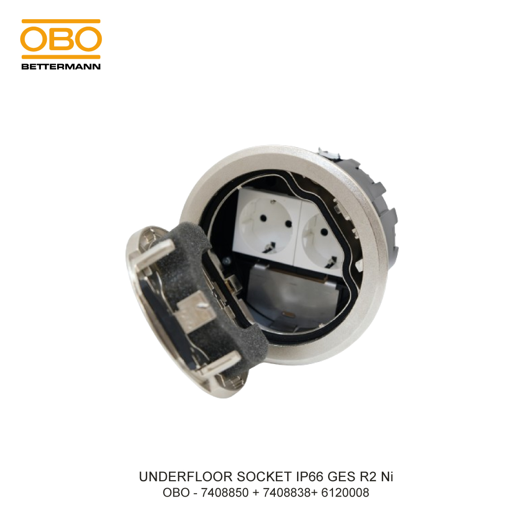 UNDERFLOOR SOCKET IP66 GES R2 Ni