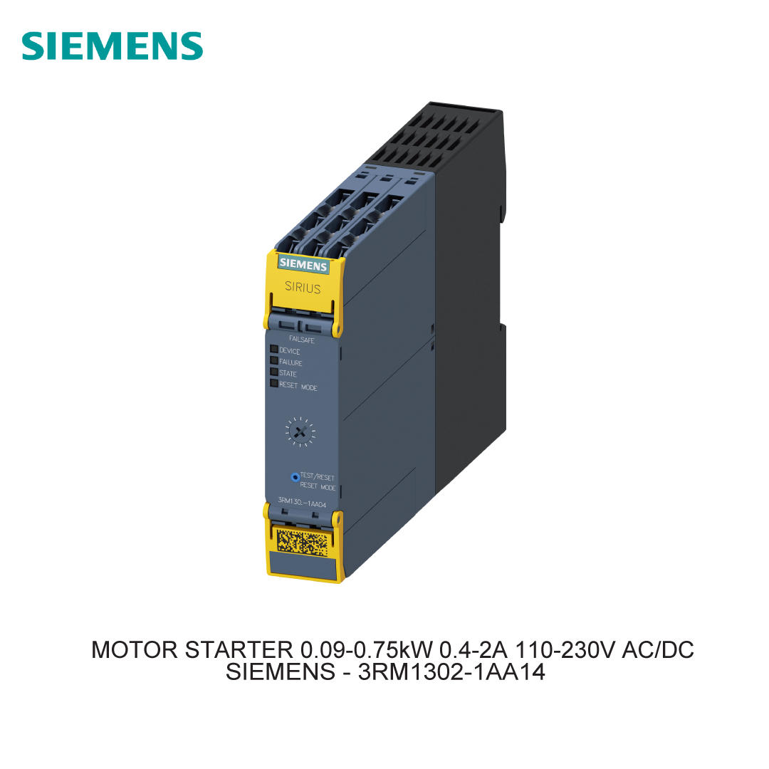 MOTOR STARTER 0.09-0.75kW 0.4-2A 110-230V AC/DC