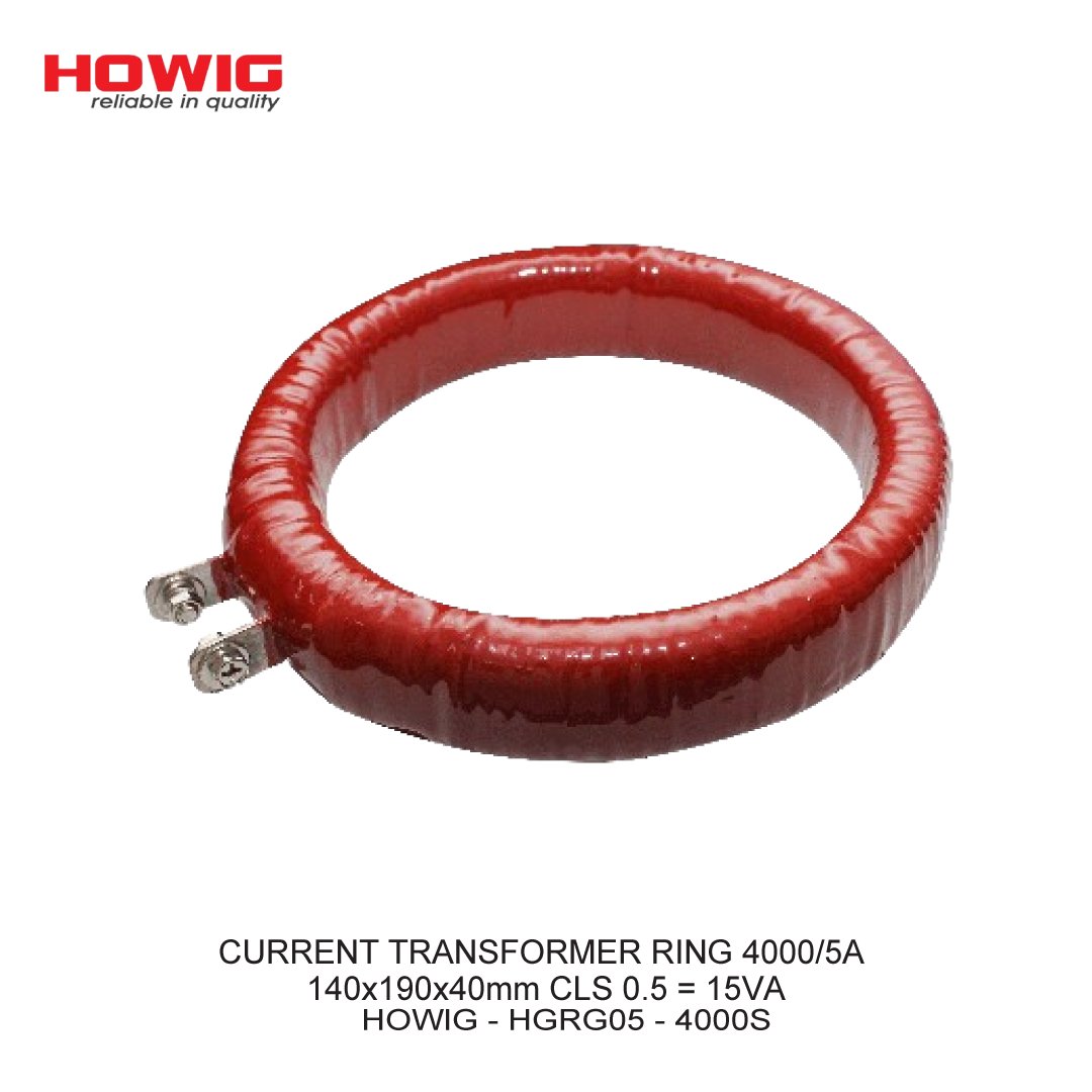 CURRENT TRANSFORMER RING 4000/5A 140x190x40mm CLS 0.5 = 15VA