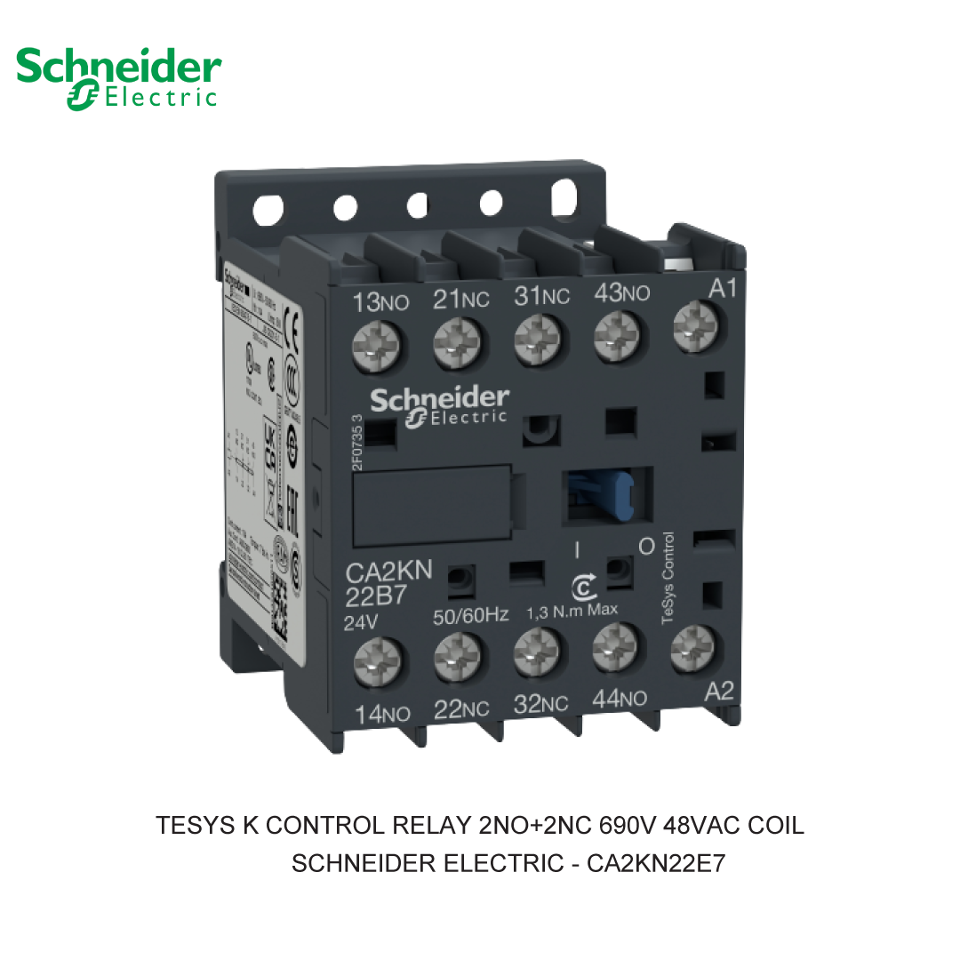 TESYS K CONTROL RELAY 2NO+2NC 690V 48VAC COIL