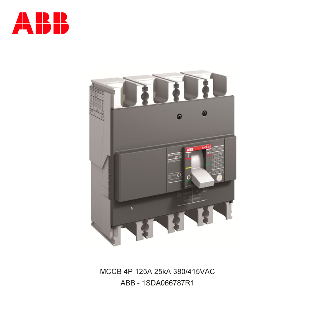 MCCB 4P 125A 25kA 380/415VAC