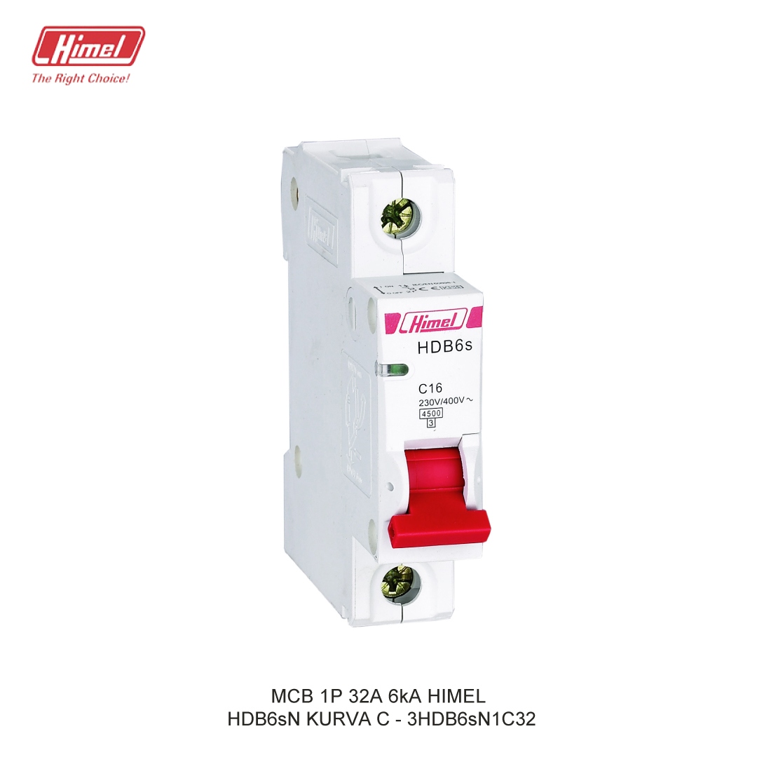 MCB HIMEL HDB6sN C 1P 32A 6kA