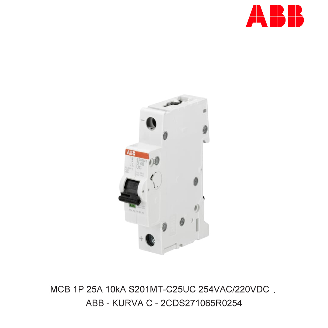 MCB 1P 25A 10kA CURVA C