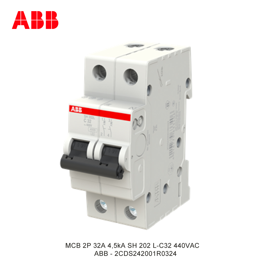 MCB 2P 32A 4,5kA KURVA C