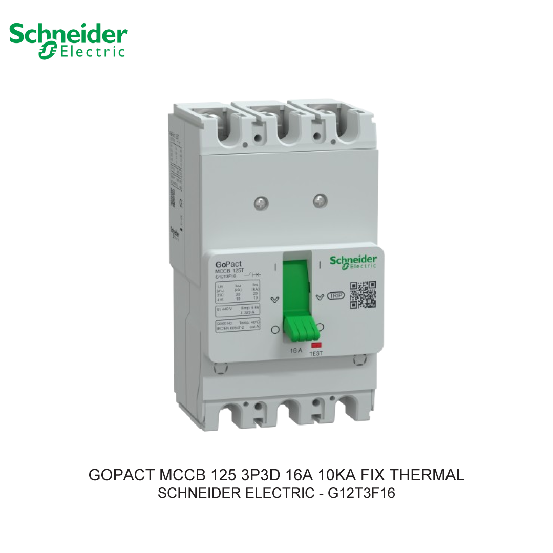 GOPACT MCCB 3P3D 16A 10KA FIX THERMAL