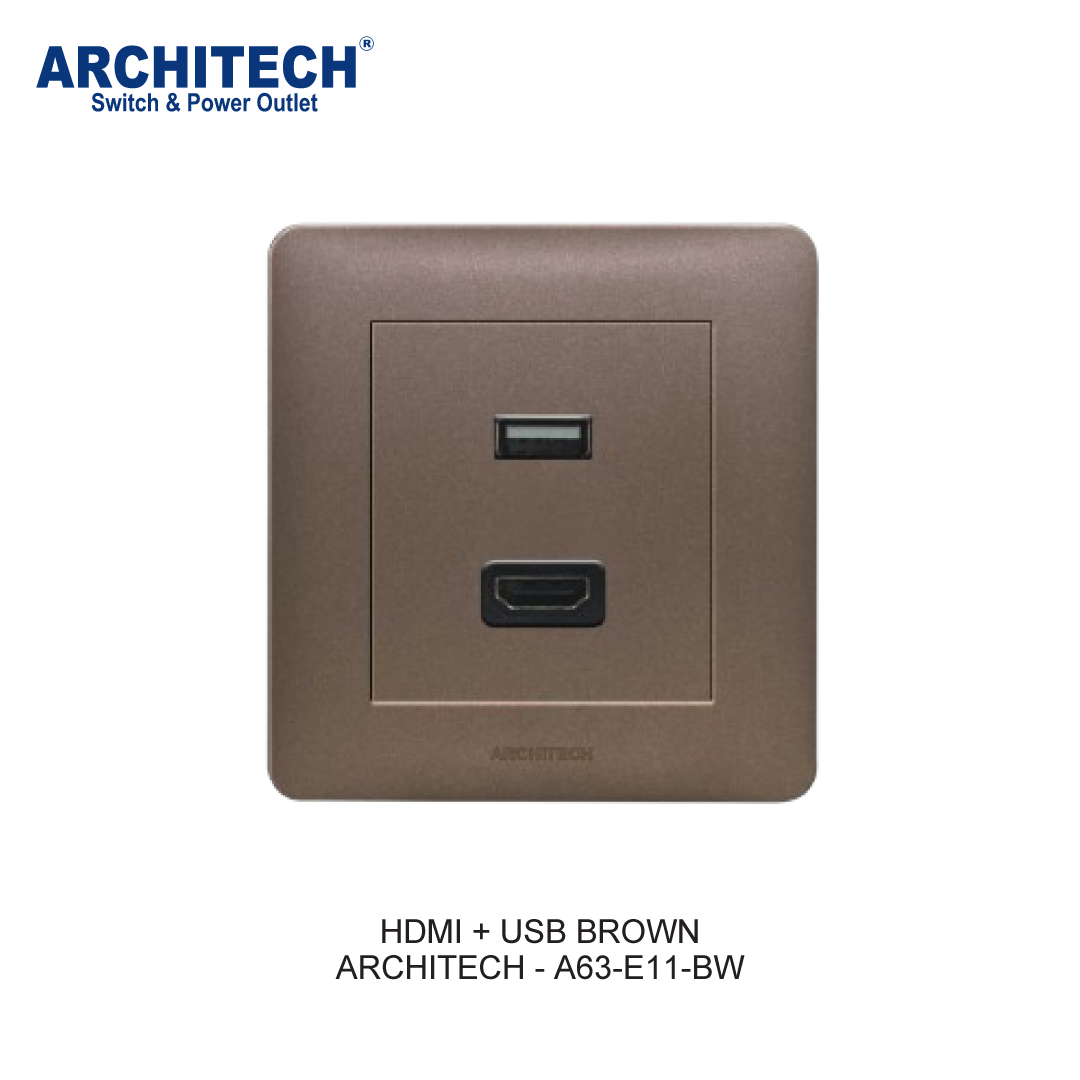 HDMI + USB COKLAT
