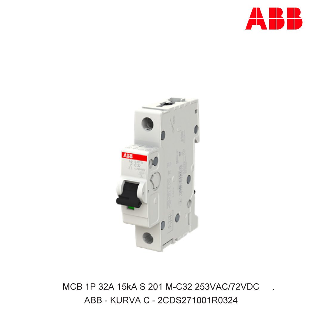 MCB 1P 32A 15kA CURVA C