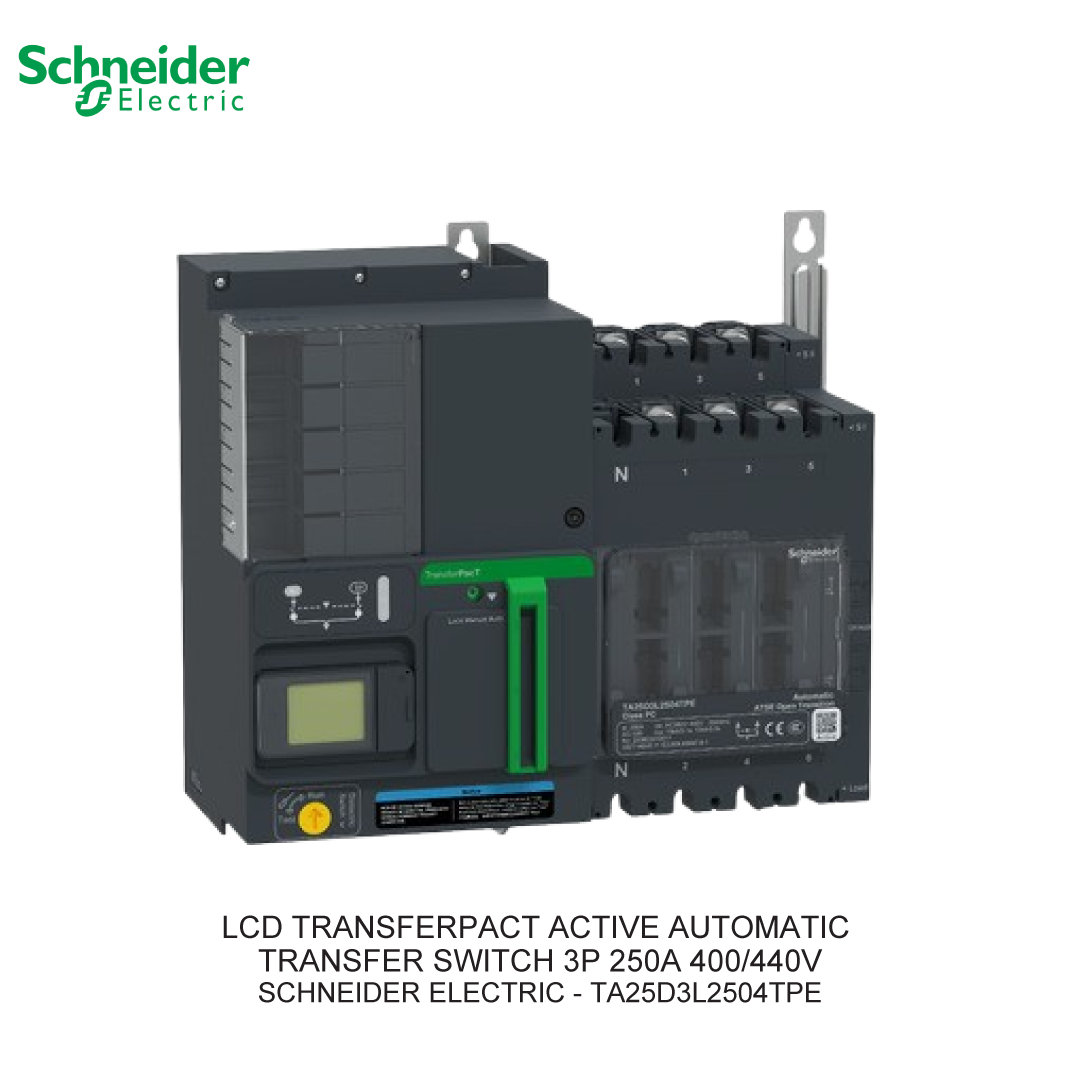 LCD TRANSFERPACT ACTIVE AUTOMATIC TRANSFER SWITCH 3P 250A 400/440V
