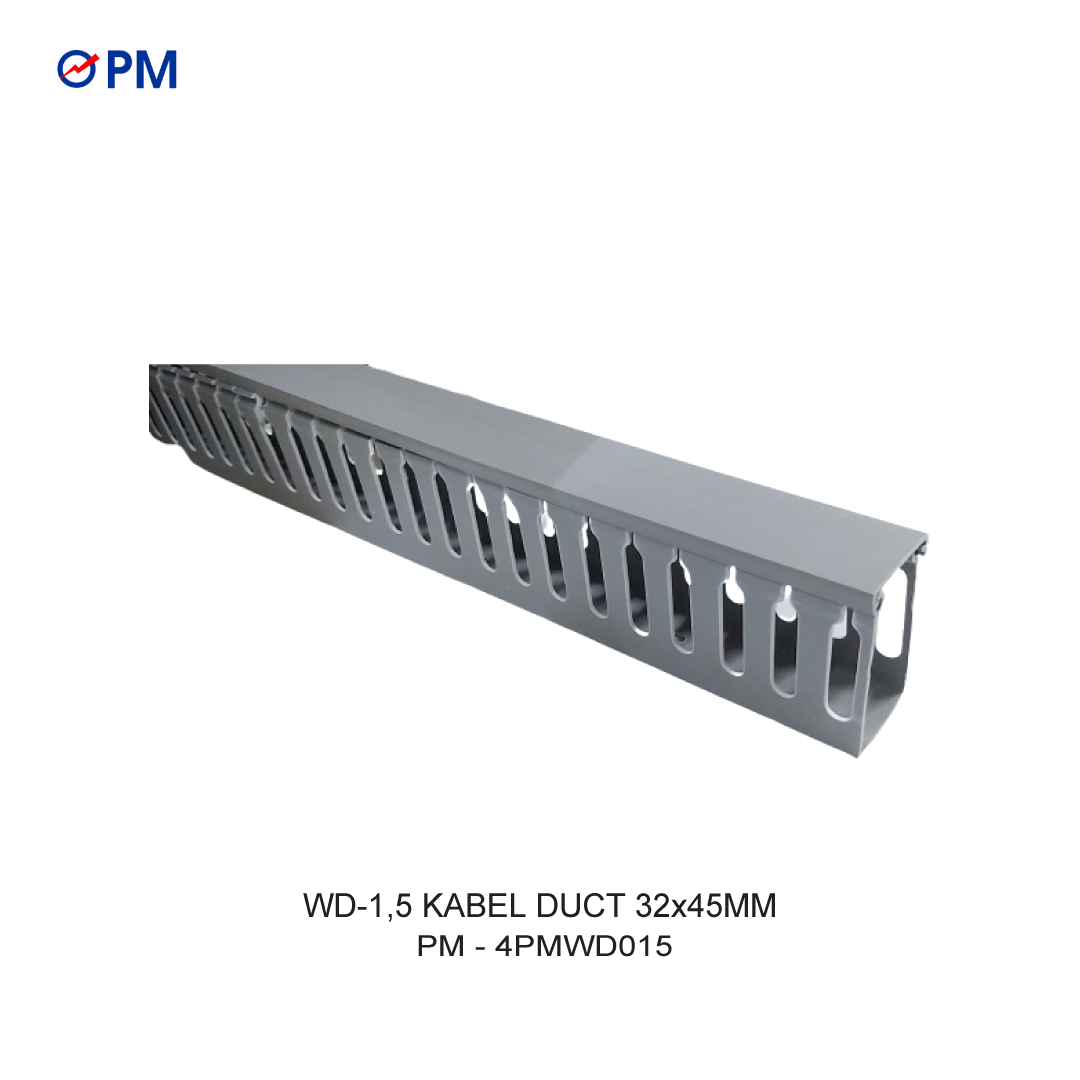 WD-1,5 CABLE DUCT 32x45MM (Harga 1 Dus = 30 Batang)