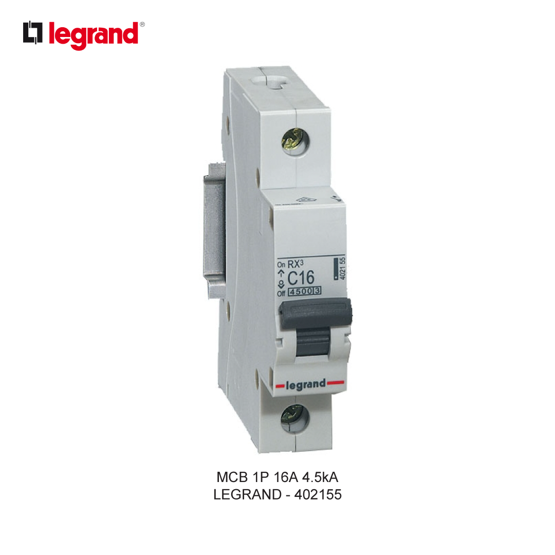 MCB 1P 16A 4.5kA