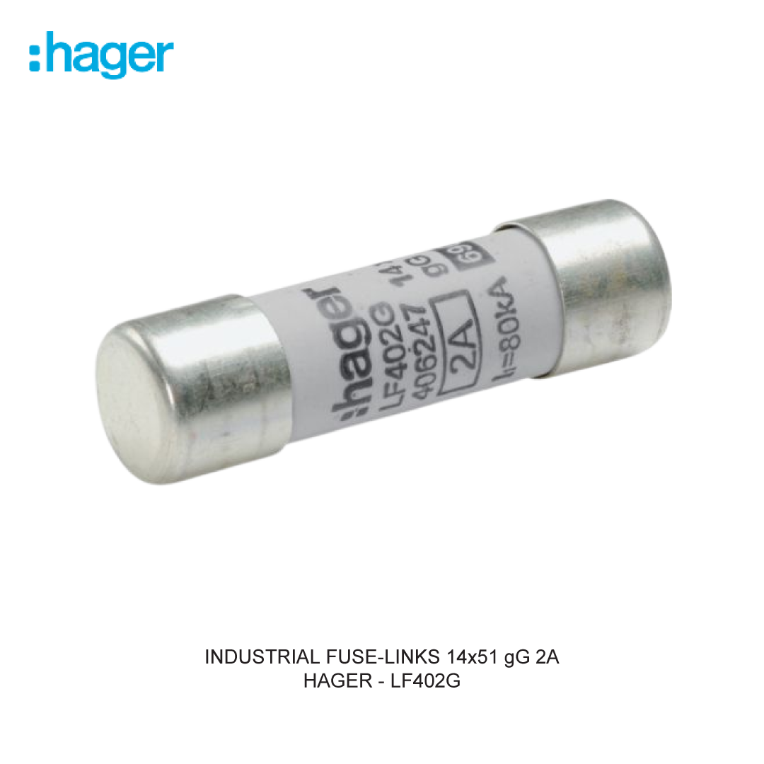 HAGER INDUSTRIAL FUSE-LINKS 14x51 gG 2A