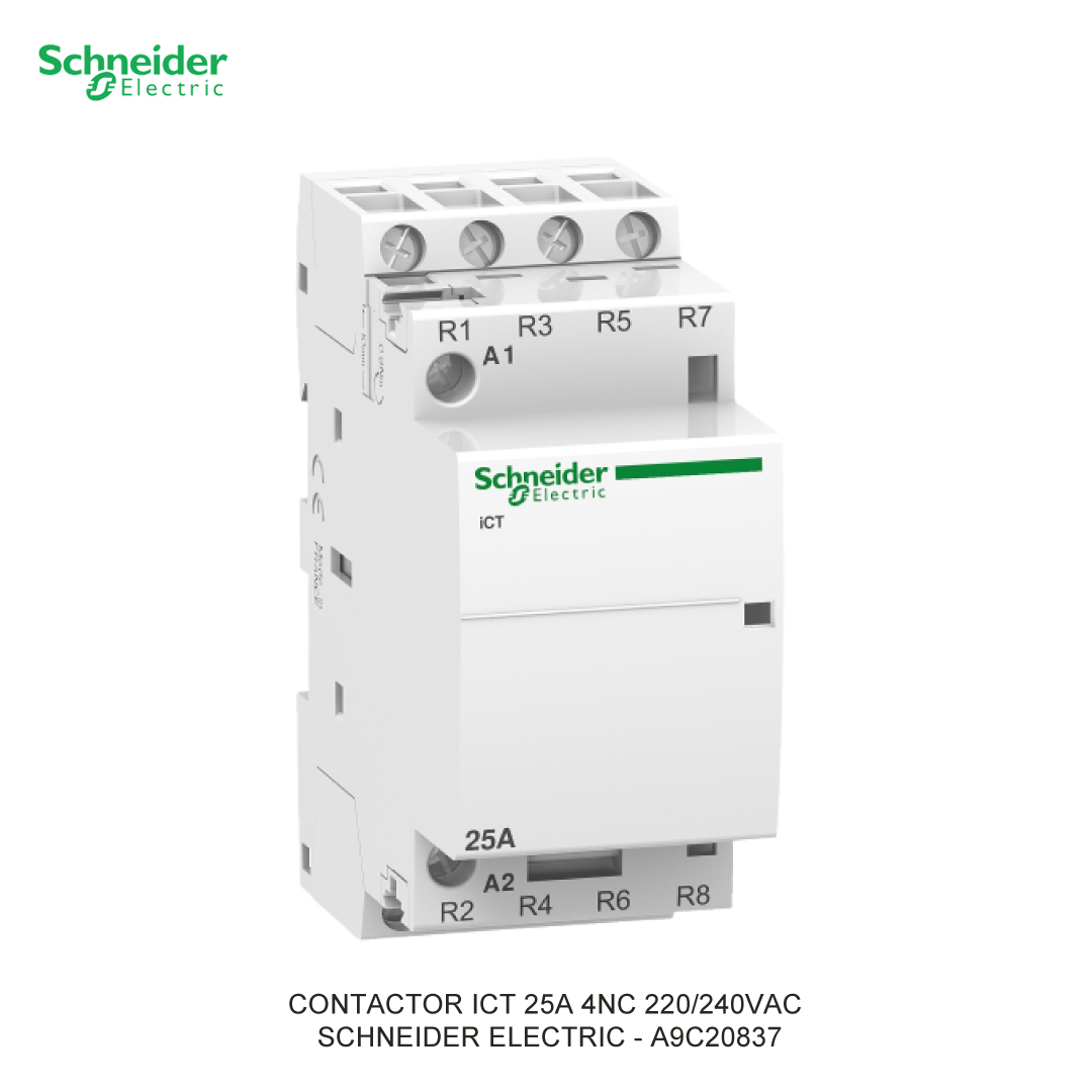 CONTACTOR ICT 25A 4NC 220/240VAC