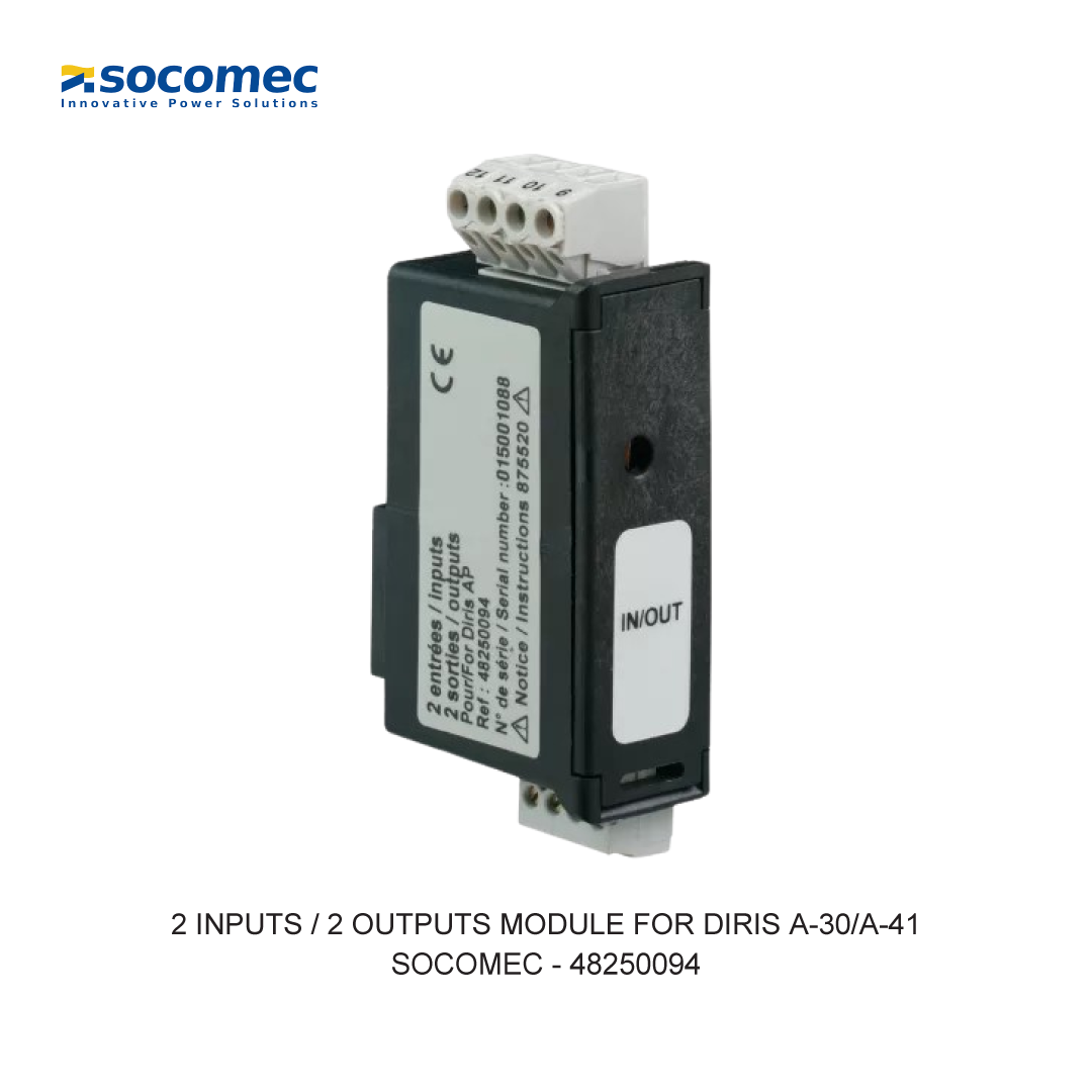 2 INPUTS / 2 OUTPUTS MODULE FOR DIRIS A-30/A-41