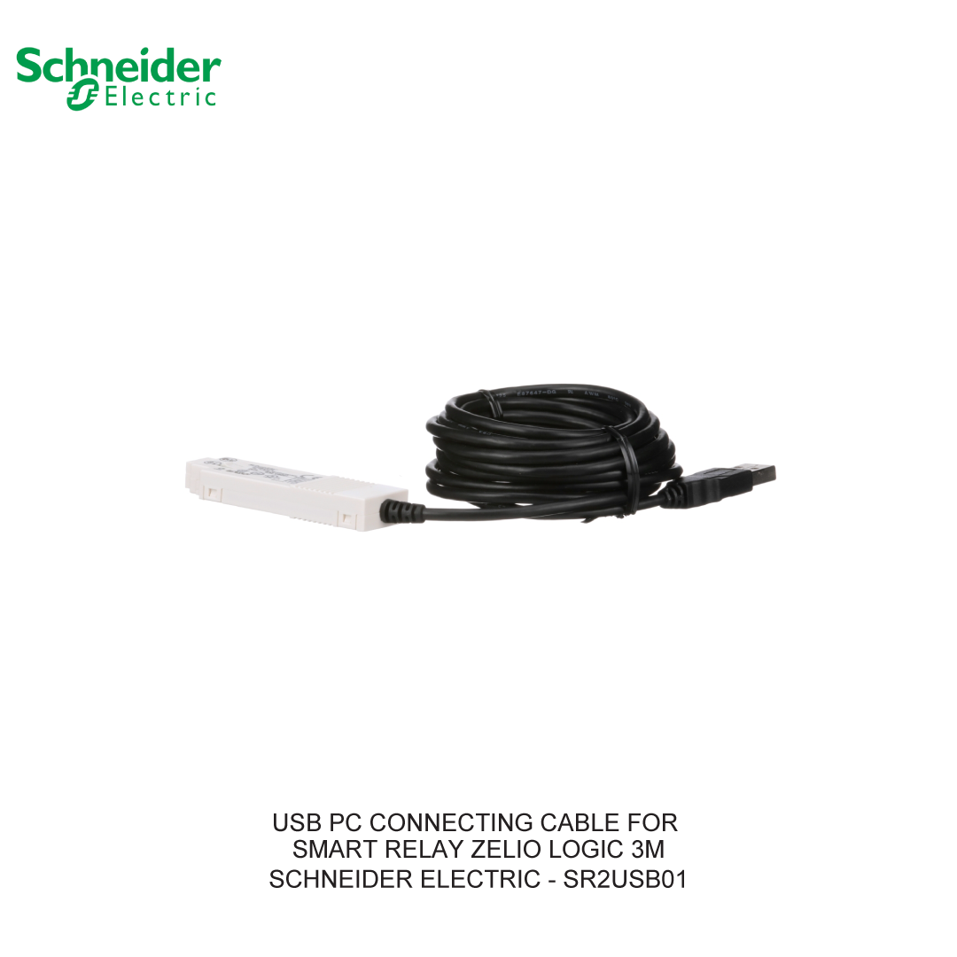 USB PC CONNECTING CABLE FOR SMART RELAY ZELIO LOGIC 3 M