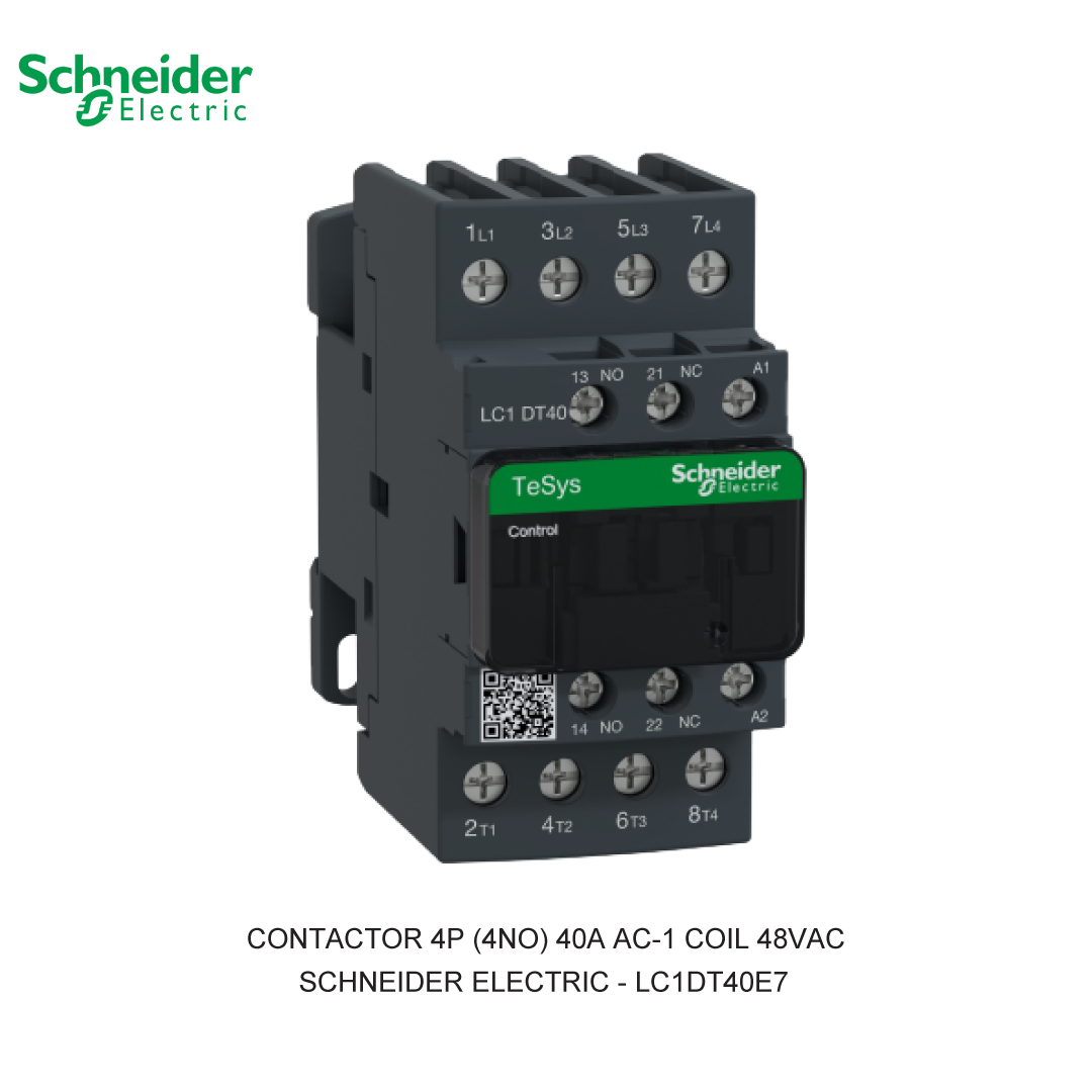 CONTACTOR 4P (4NO) 40A AC-1 COIL 48VAC