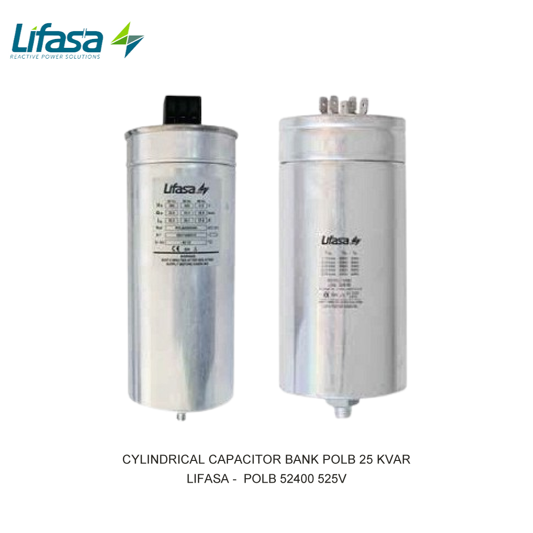 LIFASA CYLINDRICAL CAPACITOR BANK POLB 25 KVAR