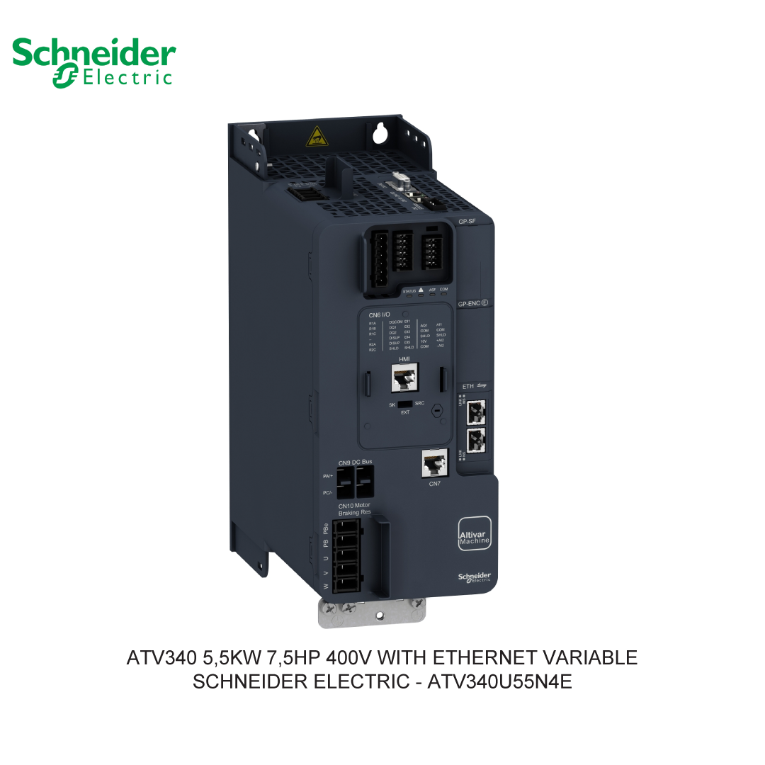 ATV340 5,5KW 7,5HP 400V WITH ETHERNET VARIABLE