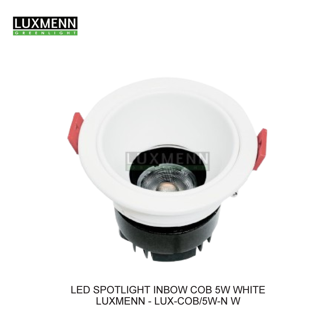 LUXMENN LED SPOTLIGHT INBOW COB 5W WHITE