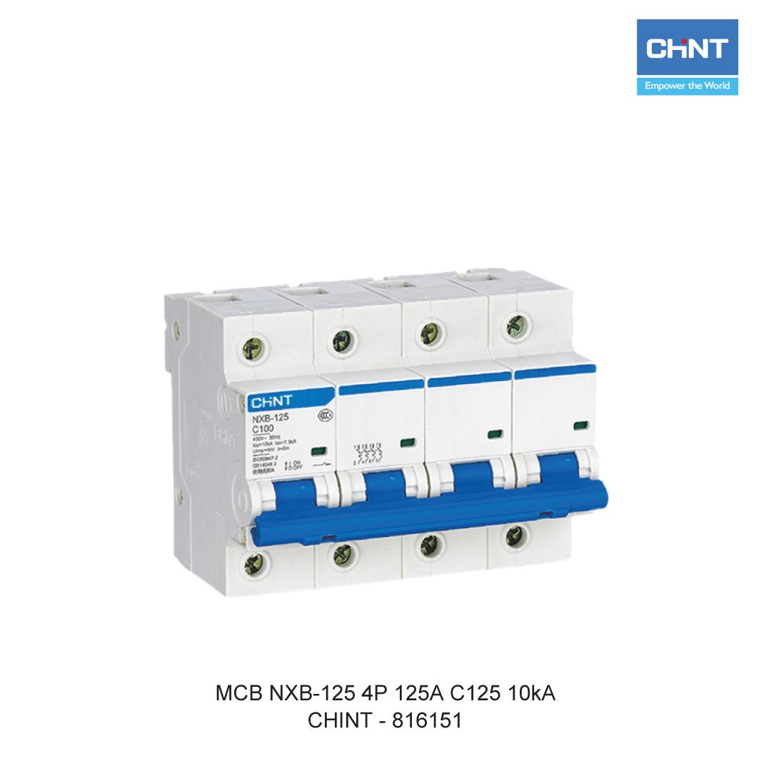 CHINT MCB NXB-125 4P 125A C125 10kA
