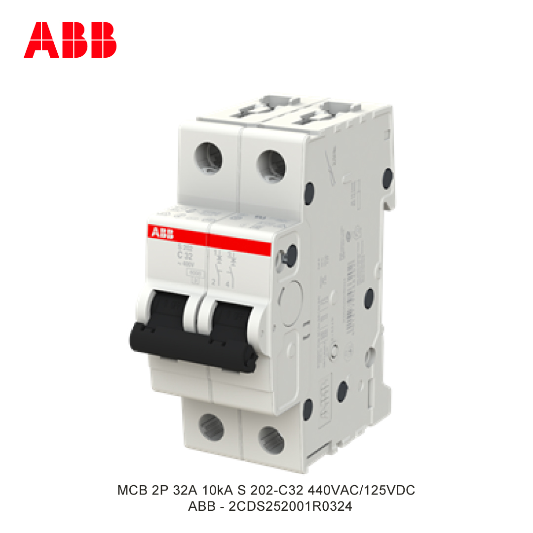 MCB 2P 32A 6kA/10kA KURVA C