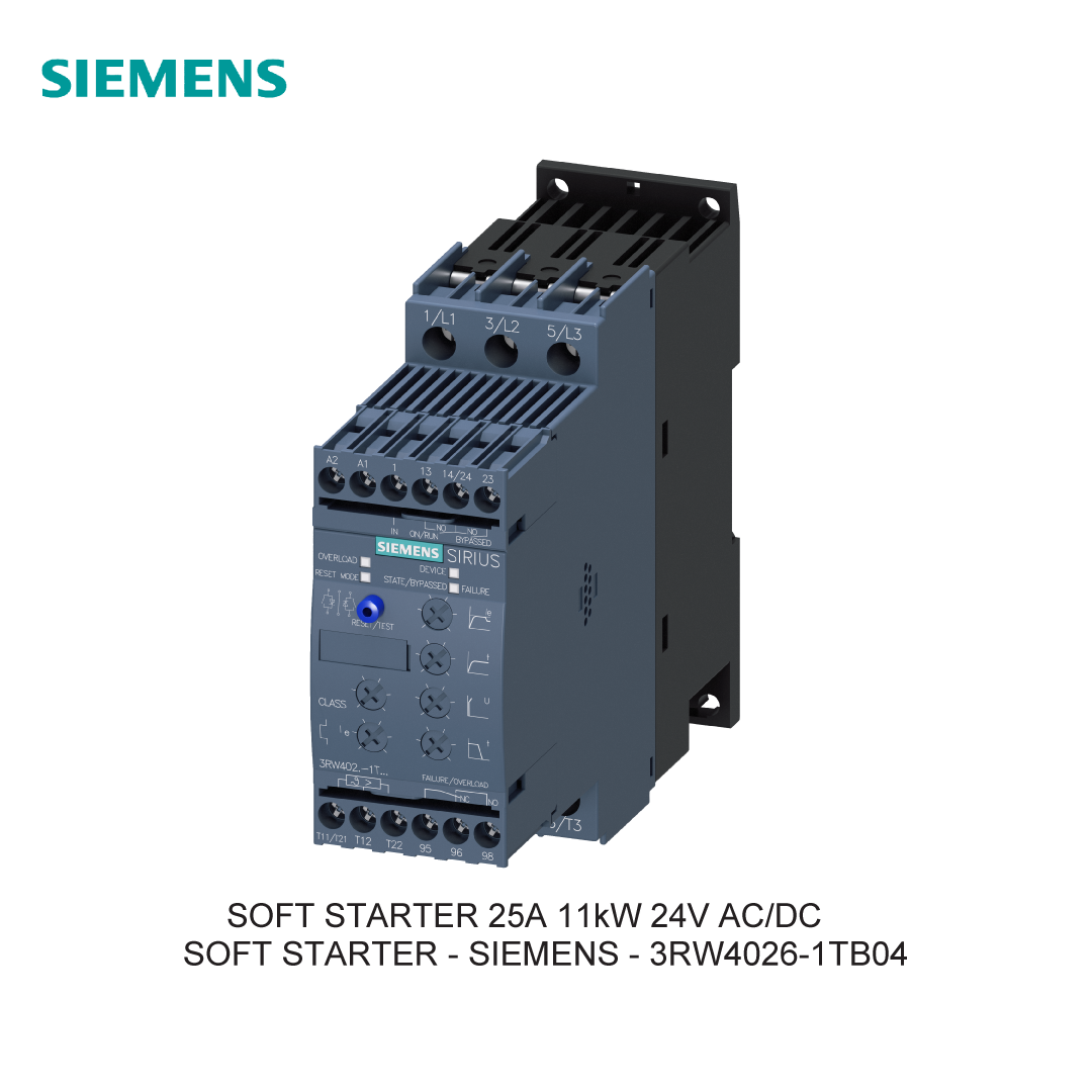 SOFT STARTER 25A 11kW 24V AC/DC
