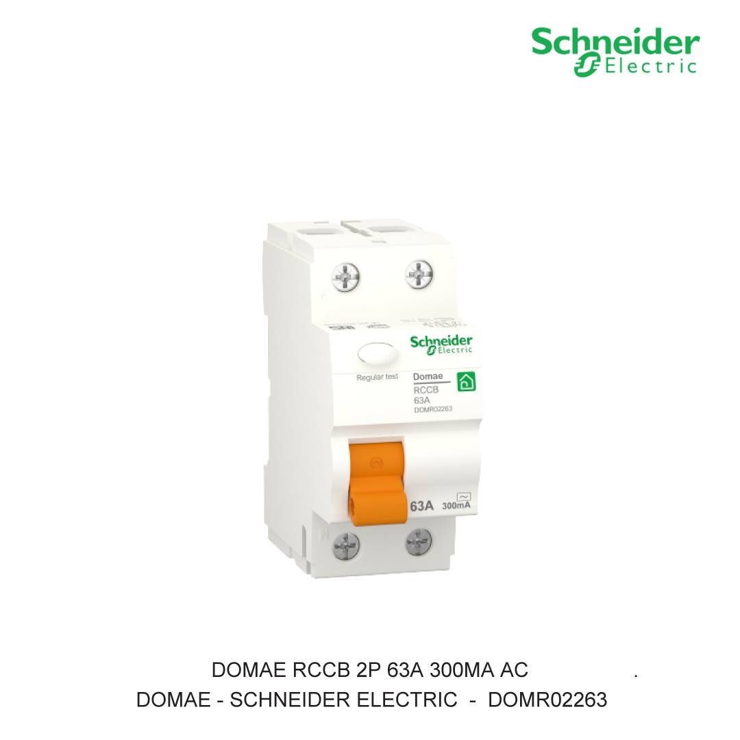 DOMAE RCCB 2P 63A 300MA AC