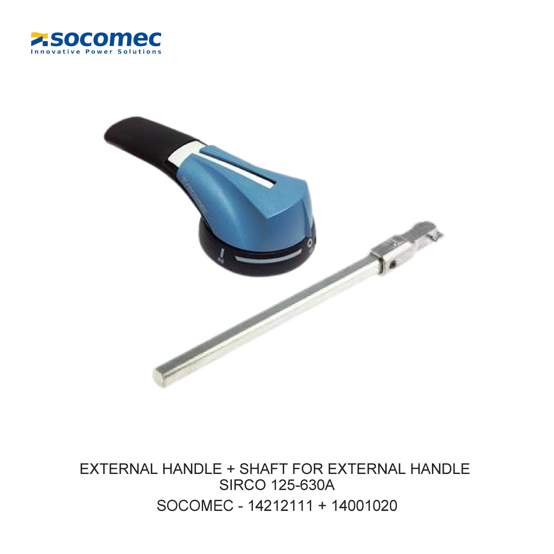 EXTERNAL HANDLE + SHAFT FOR EXTERNAL HANDLE SIRCO 125-630A