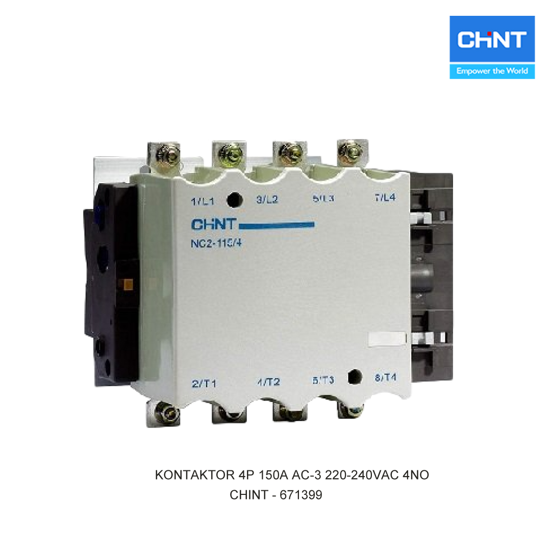 KONTAKTOR 4P 150A AC-3 220-240VAC 4NO