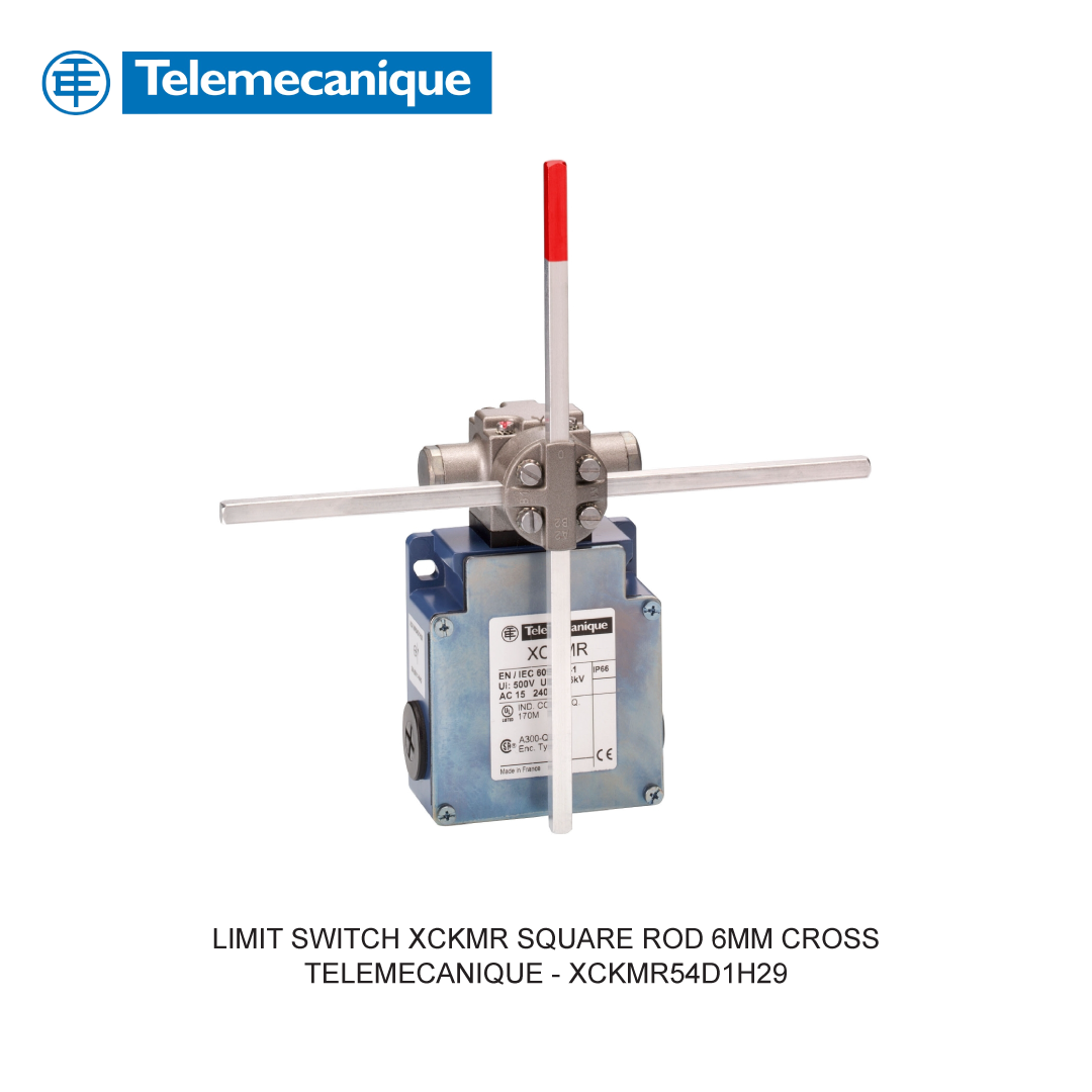 LIMIT SWITCH XCKMR SQUARE ROD 6MM CROSS