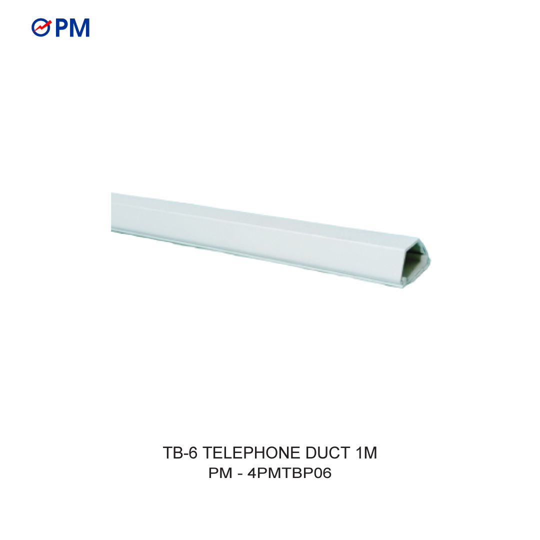 TB-6 TELEPHONE DUCT 1M (Harga 1 Dus = 60 Batang)