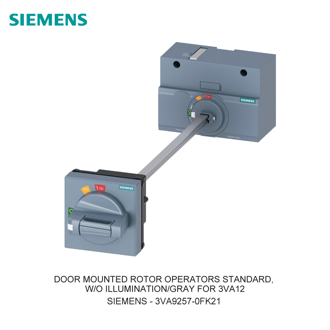 DOOR MOUNTED ROTOR OPERATORS STANDARD, W/O ILLUMINATION/GRAY FOR 3VA12