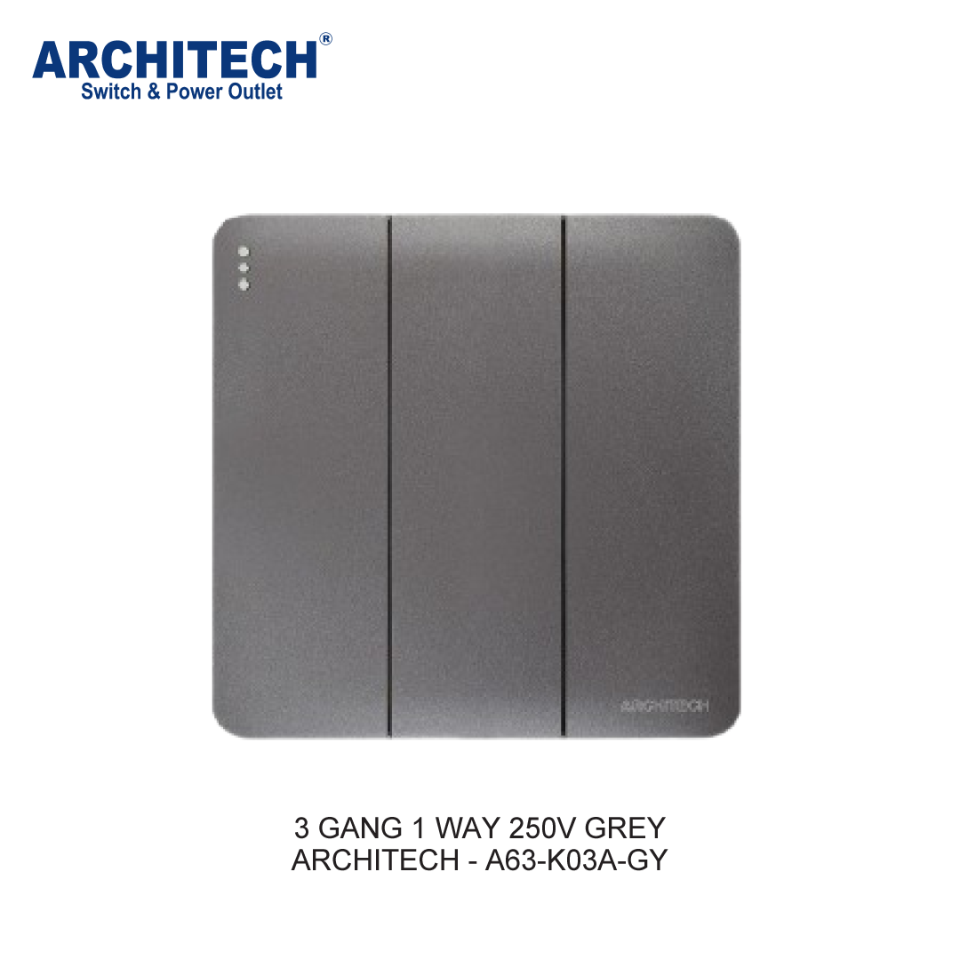 3 GANG 1 ARAH 250V ABU-ABU