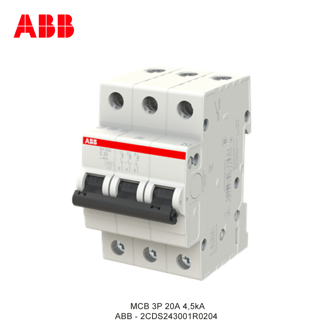 MCB 3P 20A 4,5kA KURVA C