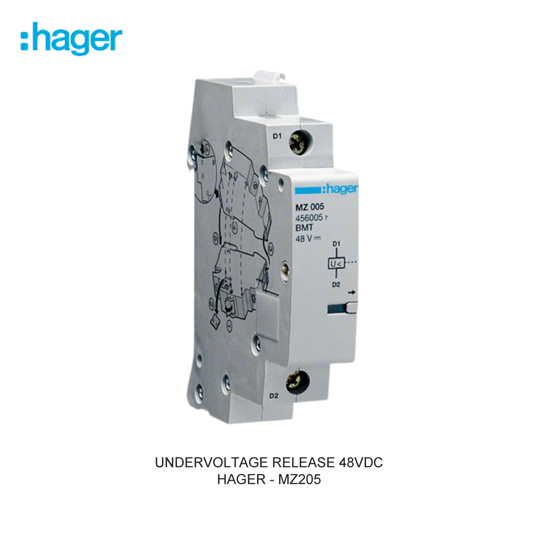 HAGER UNDERVOLTAGE RELEASE 48VDC