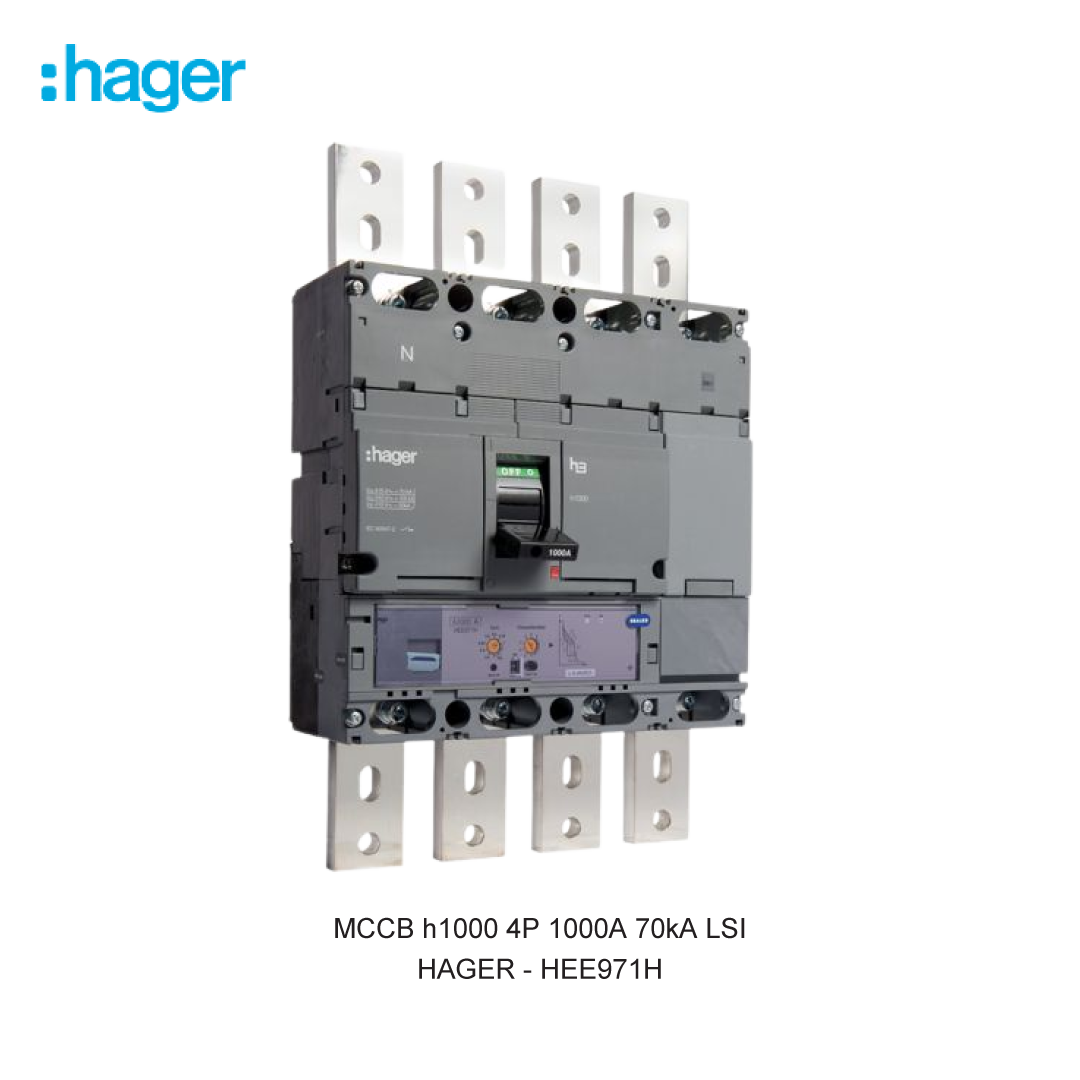 MCCB h1000 4P 1000A 70kA LSI