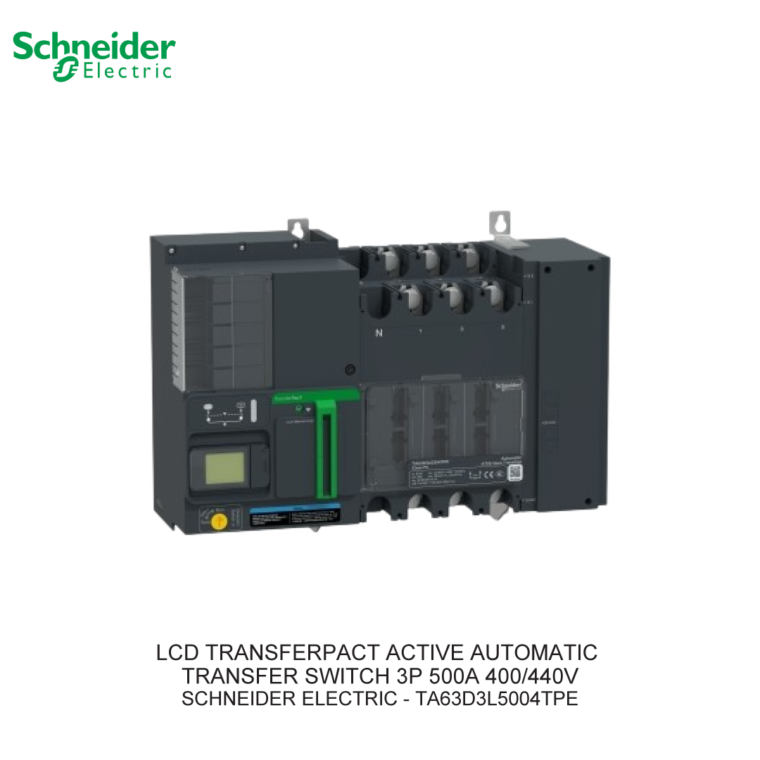 LCD TRANSFERPACT ACTIVE AUTOMATIC TRANSFER SWITCH 3P 500A 400/440V