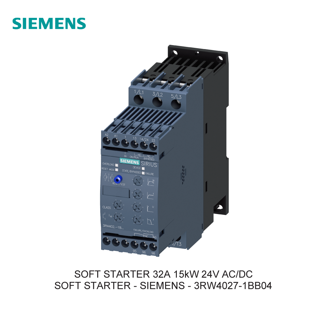 SOFT STARTER 32A 15kW 24V AC/DC