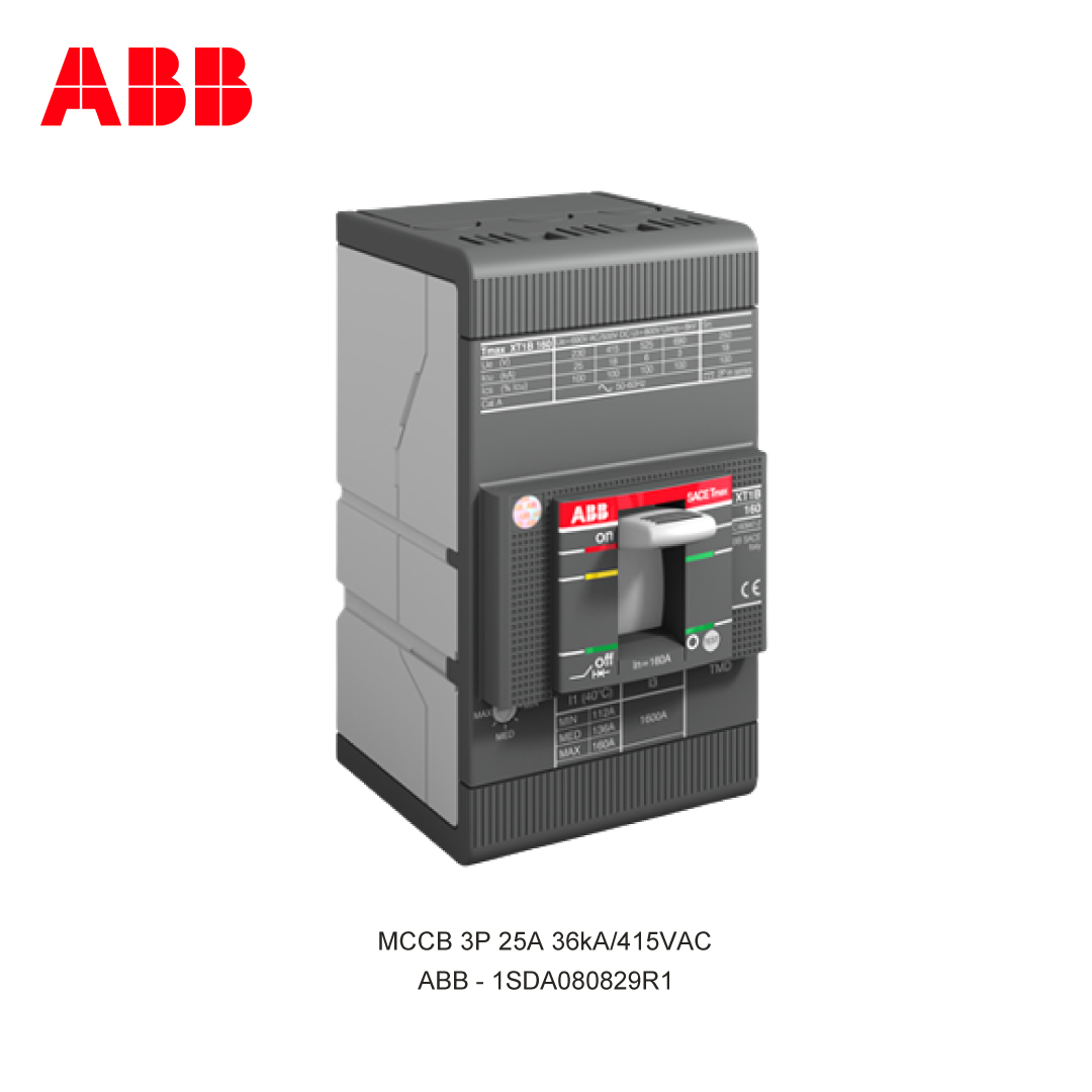 MCCB 3P 25A 36kA/415VAC