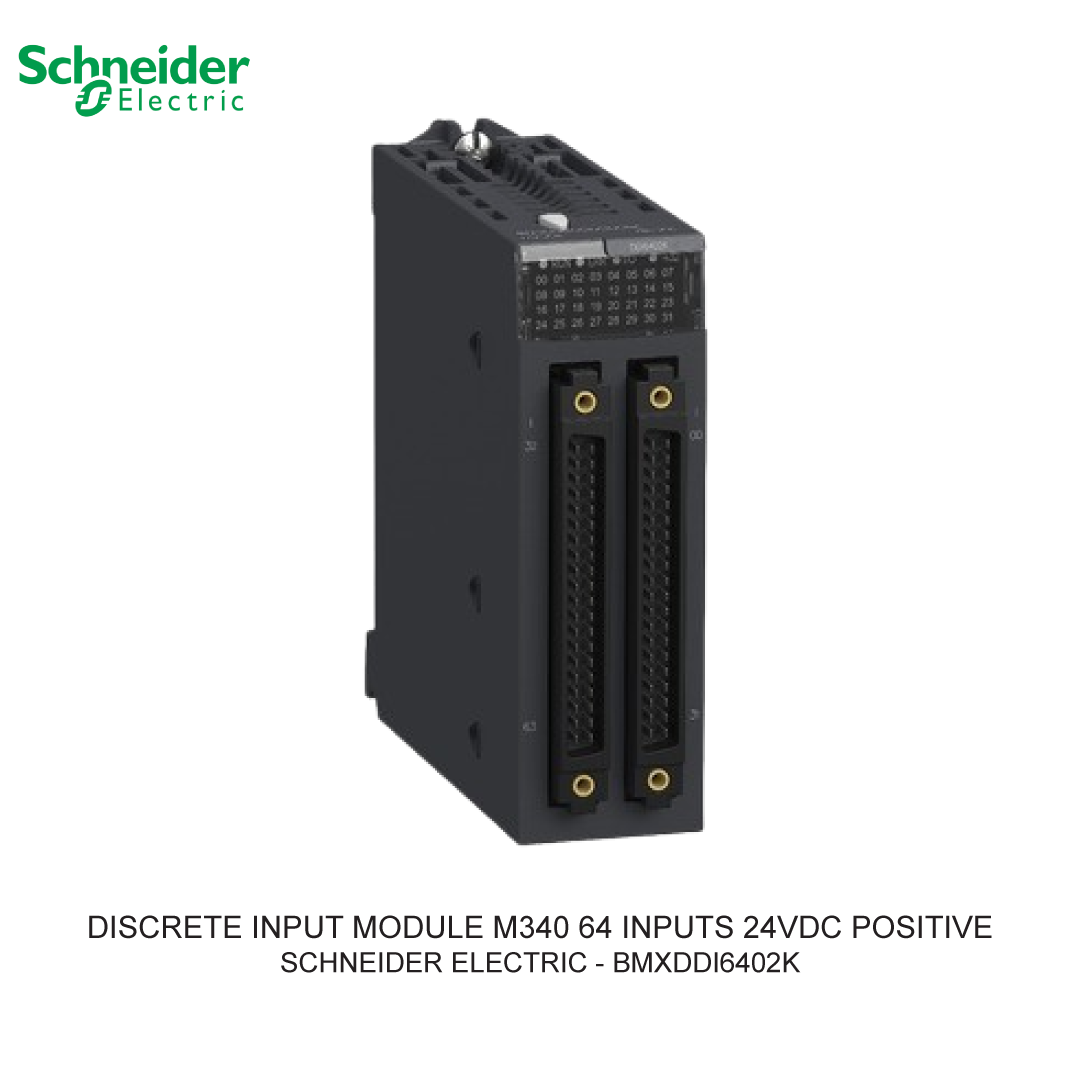 DISCRETE INPUT MODULE M340 64 INPUTS 24VDC POSITIVE