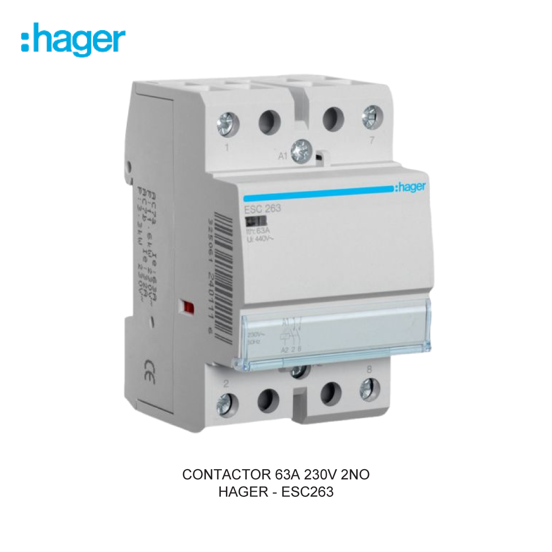 CONTACTOR 63A 230V 2NO