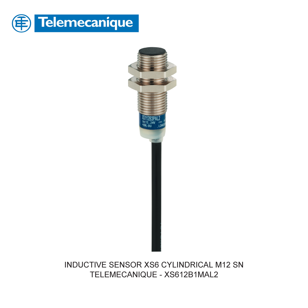 INDUCTIVE SENSOR XS6 CYLINDRICAL M12 SN