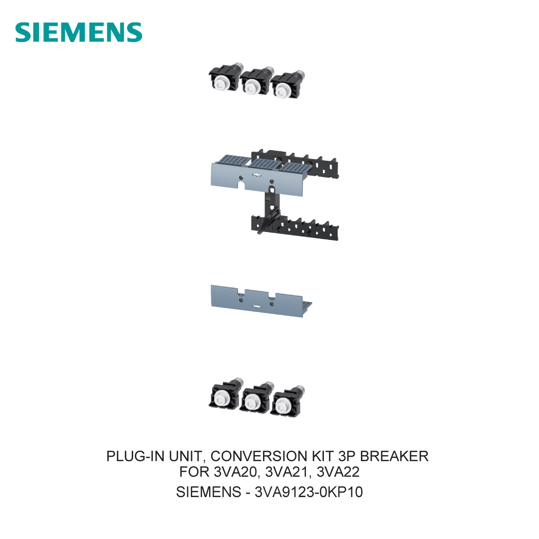 PLUG-IN UNIT, CONVERSION KIT 3P BREAKER FOR 3VA20, 3VA21, 3VA22