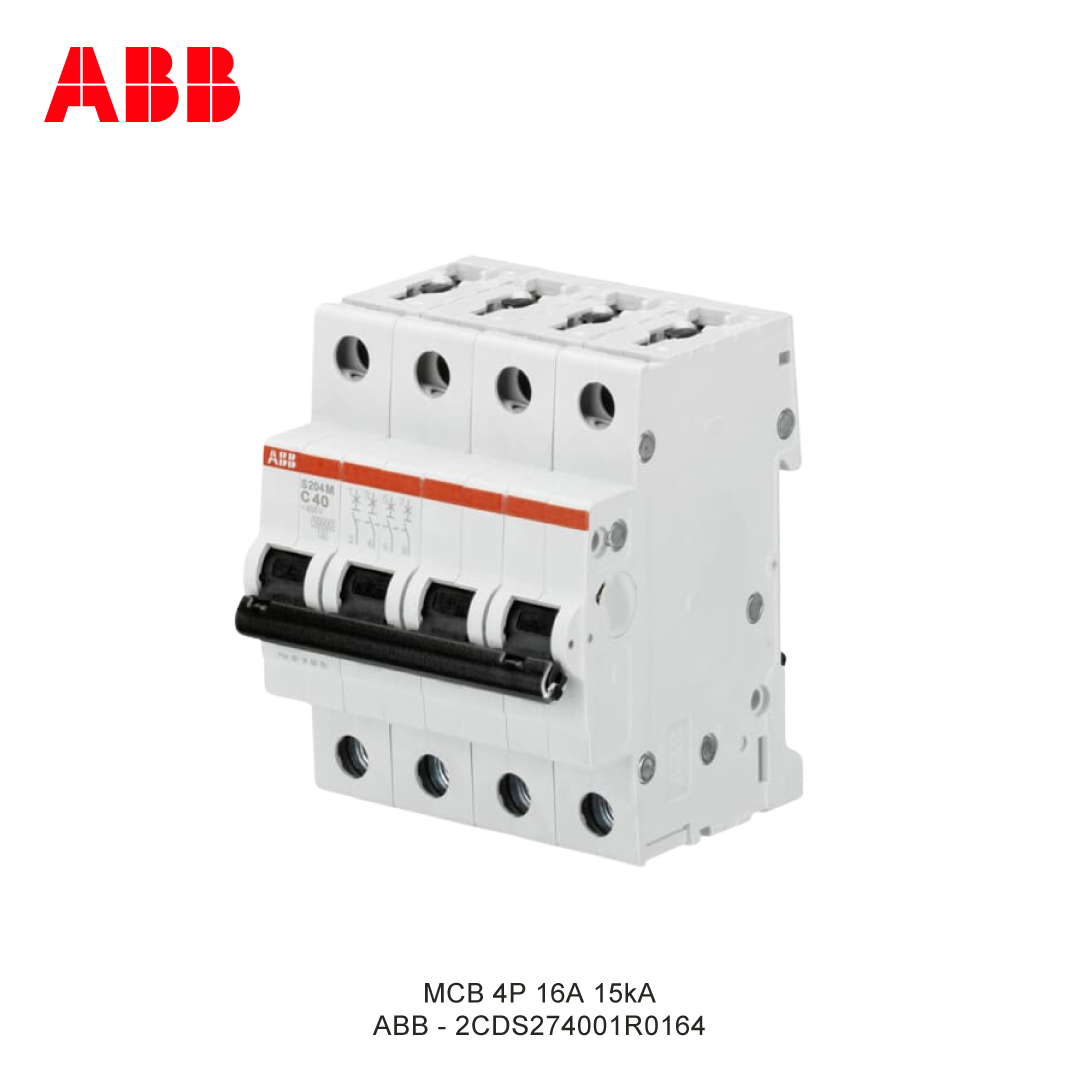 MCB 4P 16A 15kA CURVA C