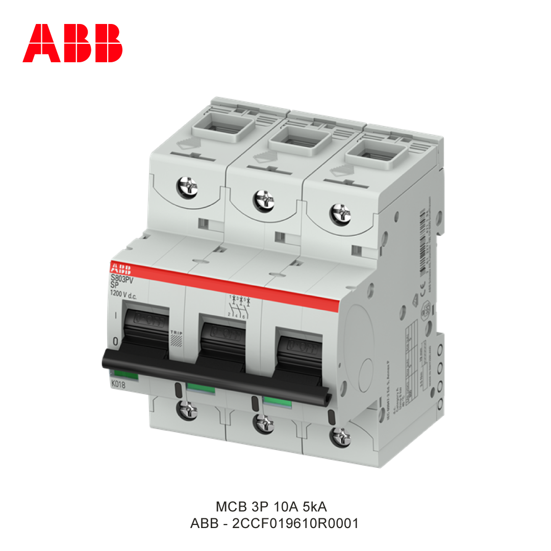 MCB 3P 10A 5kA